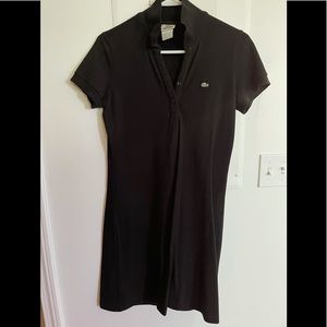 Lacoste black polo dress